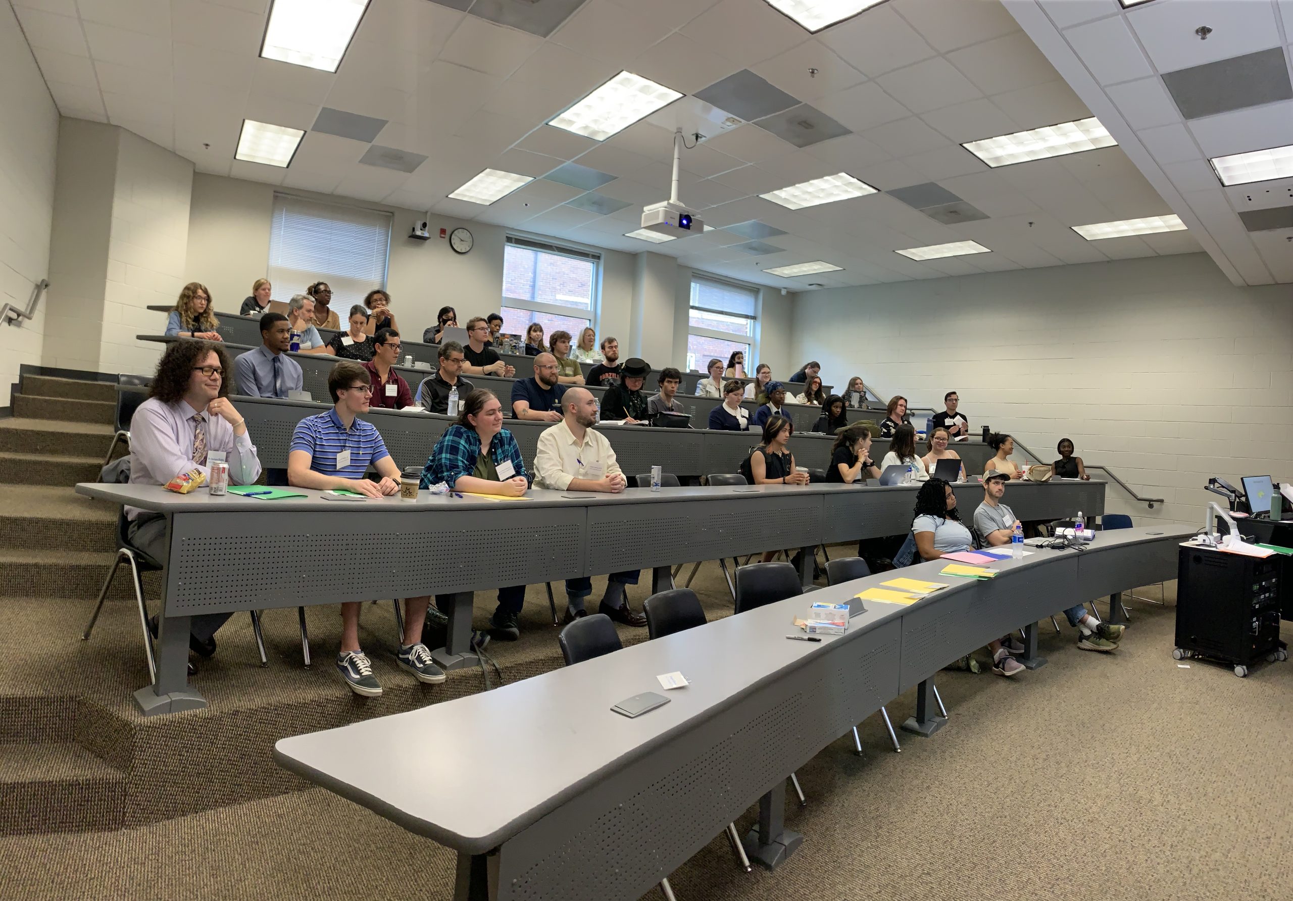 Picture showing most of the Ethics Bowl 2025 audience