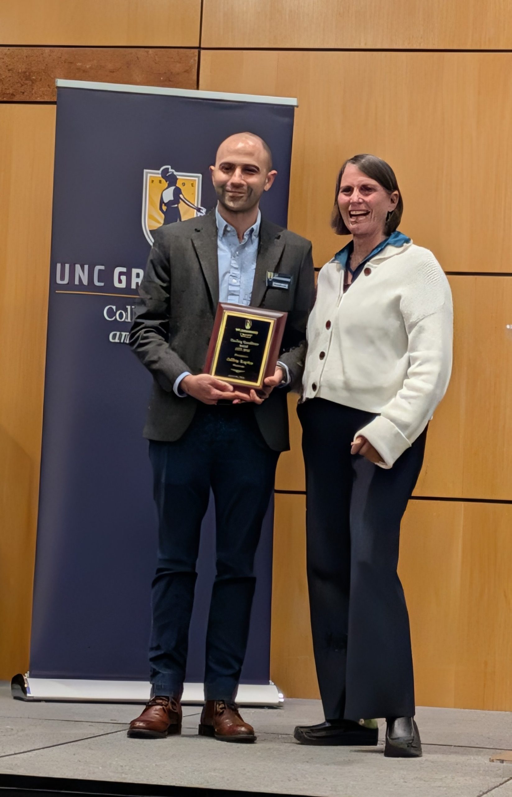 Congratulations to Dr. Jeffrey! He won this year's Senior College Teaching Excellence Award.